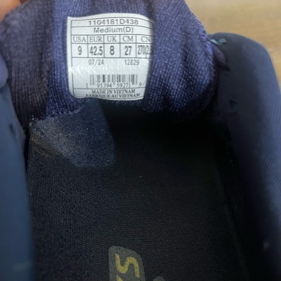 Brooks Men’s Ghost Sneakers - Navy and Sky Blue Size 9 main image 13